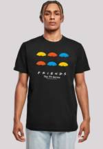 F4NT4STIC T-Shirt "FRIENDS Bunte Regenschirme" Herren,Premium Merch,Regular-Fit,Basic,Bedruckt
