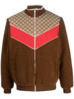 Gucci Jacke mit Monogrammmuster - Braun