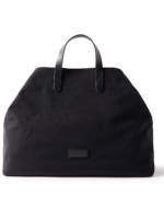 Mismo - M/S Haven Leather-Trimmed Canvas Weekend Bag - Men - Black