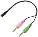 conecto "Adapter-Kabel Android-/iPhone-Headset 4-polig" Audio-Adapter