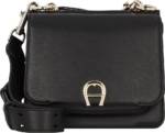 AIGNER, Ariana Umhängetasche Leder 19,5 Cm in schwarz, Umhängetaschen für Damen
