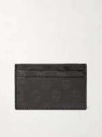 Alexander McQueen - Printed Leather Cardholder - Men - Black