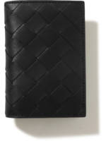 Bottega Veneta - Intrecciato Leather Billfold Cardholder - Men - Black - one size