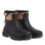 Burberry Boots & Stiefeletten - Ryan House Check Low Rain Boots - in black - für Damen