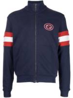 Gucci Jacke mit Logo-Print - Blau