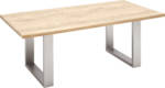 MCA furniture Esstisch "Greta", Esstisch Massivholz mit Baumkante oder grader Kante