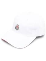 Moncler logo-patch baseball cap - Weiß