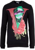 Valentino Sweatshirt "Valentino Herren Sweatshirt Undercover Ufo Rose Print"