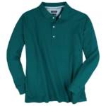 redfield Langarm-Poloshirt "Große Größen Herren Langarm-Poloshirt dunkelpetrol Redfield"