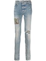 AMIRI Jeans mit Distressed-Detail - Blau