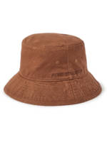 Acne Studios - Brimmo Logo-Embroidered Cotton-Twill Bucket Hat - Men - Brown - L/XL