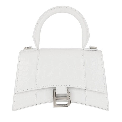 Balenciaga Crossbody Bags - Hourglass Top Handle XS Shoulder Bag - in white - für Damen