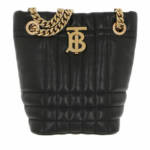 Burberry Beuteltasche - Mini Lola Bucket Bag Leather - in black - für Damen