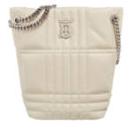 Burberry Beuteltasche - Small Bucket Bag Lola - in white - für Damen