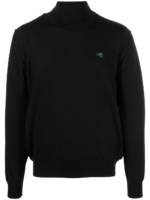 ETRO Rollkragenpullover mit Logo-Stickerei - Schwarz