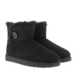UGG Boots & Stiefeletten - W Mini Bailey Button Ii - in black - für Damen