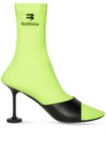 Balenciaga Sock 90mm knitted boots - Gelb