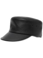Burberry Mütze aus glattem Leder - Schwarz