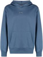 Calvin Klein Jeans Hoodie mit Mikro-Logo - Blau