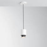 Claque LED Pendelleuchte / Ø 10 x H 13 cm - Fabbian - Weiß