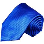 Paul Malone Krawatte "Herren Seidenkrawatte Schlips modern uni einfarbig 100% Seide" Schmal (6cm), royal blau 349