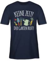 Shirtracer T-Shirt "Keine Zeit! Der Garten ruft - weiß - Hobby Outfit - Herren Premium T-Shirt" tshirt herren spruch garten - gärtner t-shirt
