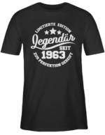 Shirtracer T-Shirt "Legendär seit 1963 - weiß - 60. Geburtstag - Herren Premium T-Shirt" tshirt herren sprüche witzig 60 - shirt 60. geburtstag - tishirt man