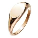 Taffstyle Fingerring "Damen Ring Siegelring oval Rosegold modern", Verlobungsring Edelstahl zeitlos stylisch Damenring Trauring Ehering