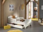 Vipack Einzelbett, (Packung), Kinderbett, Länge 140 bzw. 160 und 200 cm, in Weiß oder Grau lackiert