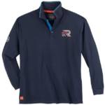 redfield Langarm-Poloshirt "Große Größen Herren Langarm-Poloshirt navy sportiv Redfield"