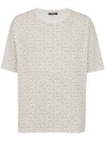 Balmain T-Shirt mit grafischem Print - Nude