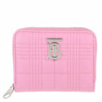 Burberry Portemonnaie - Lola Quilted Zip Wallet - in pink - für Damen