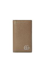 Gucci Portemonnaie mit Logo-Schild - 2801 브라운