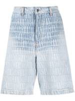 AMIRI Jeans-Shorts aus Jacquard - Blau