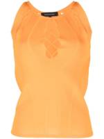 BCBG Max Azria Top mit Schnürung - Orange