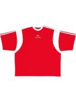 Balenciaga T-Shirt mit Logo-Print - Rot