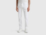 Benetton, Leichte Slim-fit-jeans, größe 38, Weiss, male