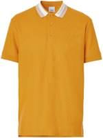Burberry Poloshirt mit Logo-Stickerei - Orange