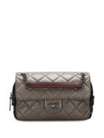 CHANEL Pre-Owned 2013-2014 Chanel Glazed Matelasse Portobello Flap Bag - Braun
