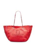 CHANEL Pre-Owned CC canvas tote bag - Rot