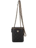 CHANEL Pre-Owned CC diamond-quilted vanity bag - Schwarz