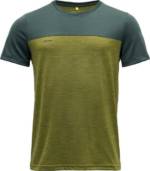 Devold Kurzarmshirt NORANG MERINO 150 TEE Herren T-Shirt grün