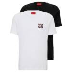 HUGO T-Shirt Herren T-Shirt, 2er Pack - DIMENTO, Rundhals