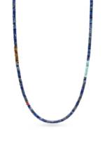 Nialaya Jewelry Heishi Perlenkette - Blau