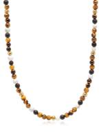 Nialaya Jewelry Perlenkette mit Halbedelsteinen - Mehrfarbig