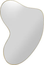 Spiegel Shape Brass 110x120cm