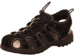 male Sportliche Sandalen schwarz 44