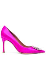 Amina Muaddi Camelia Pumps mit Kristallen 90mm - Rosa