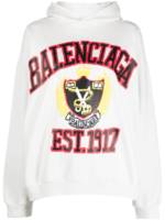 Balenciaga College Oversized-Hoodie - Weiß