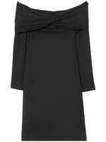 Burberry Schulterfreies Kleid mit Raffung - Schwarz